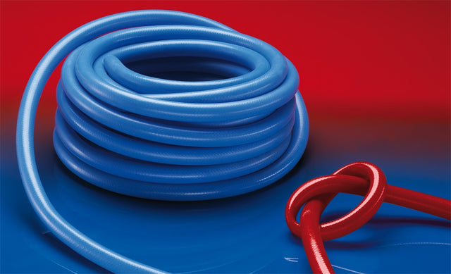 NORRES NORFLEX Silikonschlauch 10 mm ID, 25 m, gewebeverstärkt, lebensmittelecht