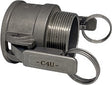 TEGUMA Hebelarmkupplung Safe-Lock Kamlok Typ B Edelstahl 3/4 Zoll