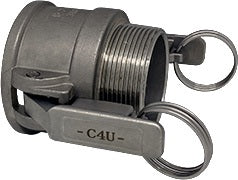 TEGUMA Hebelarmkupplung Safe-Lock Kamlok Typ B Edelstahl 3/4 Zoll