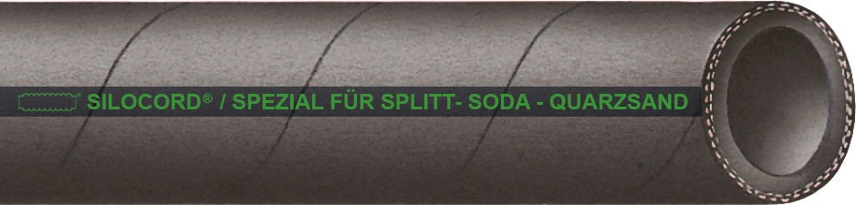 TEGUMA Förderschlauch SILOCORD®/SPEZIAL ID 76 mm, Länge 40 m – Hochabriebfeste Innenseele