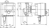 Wilo Stratos MAXO-Z 25/0,5-6 Hocheffizienz-Nassläuferpumpe mit Smart-Funktionen