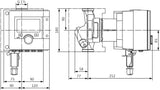 Wilo Stratos MAXO-Z 25/0,5-6 Hocheffizienz-Nassläuferpumpe mit Smart-Funktionen