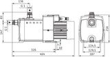 Wilo HiMulti 3-24 P/1/5/230 Mehrstufige Kreiselpumpe 400 W, 230 V, selbstansaugend