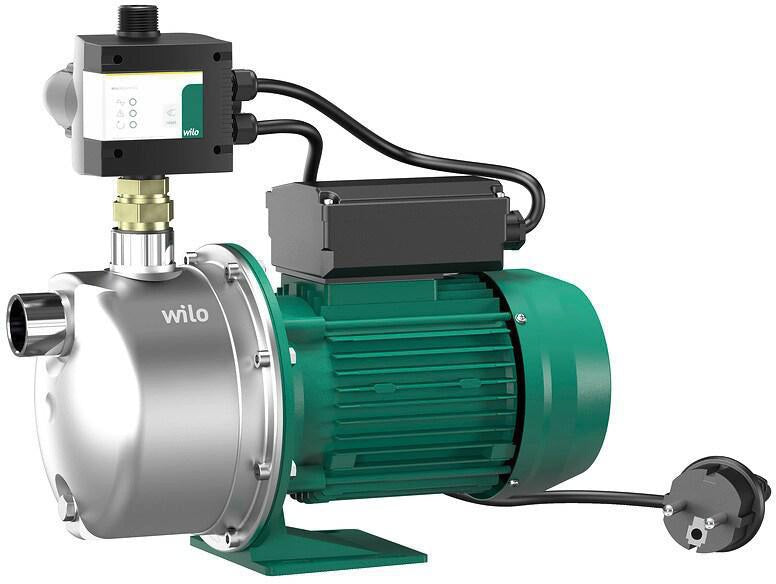 Wilo Hochdruck-Kreiselpumpe Jet FWJ 202 – selbstansaugend, 550 W, Edelstahl