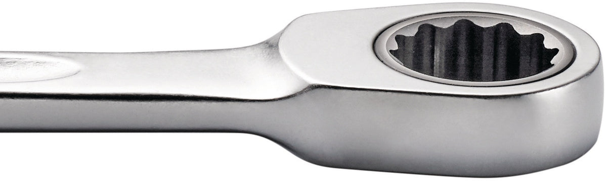 STAHLWILLE Maulringratschenschlüssel-Satz 17F/5, 5-teilig, SW 8-19 mm, flache Ausführung, 72 Zähne, in Rolltasche