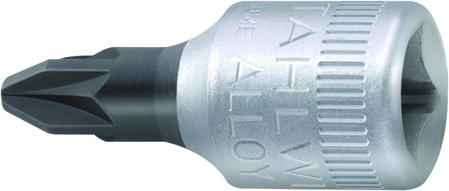 STAHLWILLE Steckschlüsseleinsatz 44 PZ 1/4 Zoll PZD 1 Länge 28 mm – Chrom-Alloy-Stahl