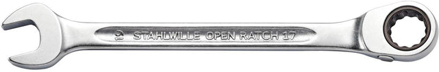 STAHLWILLE Maulringratschenschlüssel OPEN-RATCH 17 umschaltbar SW 8 mm