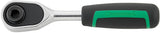 STAHLWILLE Bit-/Hebelumschaltknarre 419 B QR 1/4 Zoll mit Ausdrückfunktion, 80 Zähne, 115 mm