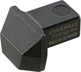 STAHLWILLE Anschweiß-Einsteckwerkzeug 737/10 9x12mm – Chrom-Alloy-Stahl, brüniert