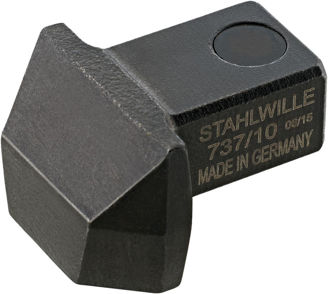 STAHLWILLE Anschweiß-Einsteckwerkzeug 737/10 9x12mm – Chrom-Alloy-Stahl, brüniert