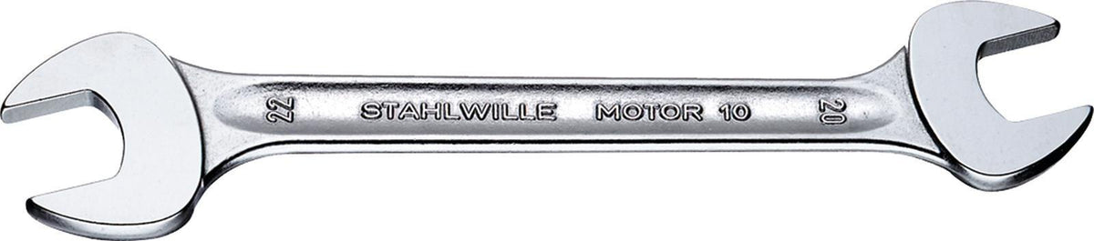 STAHLWILLE Doppelmaulschlüsselsatz 8-teilig SW 6-22 mm verchromt