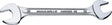 STAHLWILLE Doppelmaulschlüssel MOTOR 10 4x5 mm verchromt – Chrom-Alloy-Stahl, DIN 3110