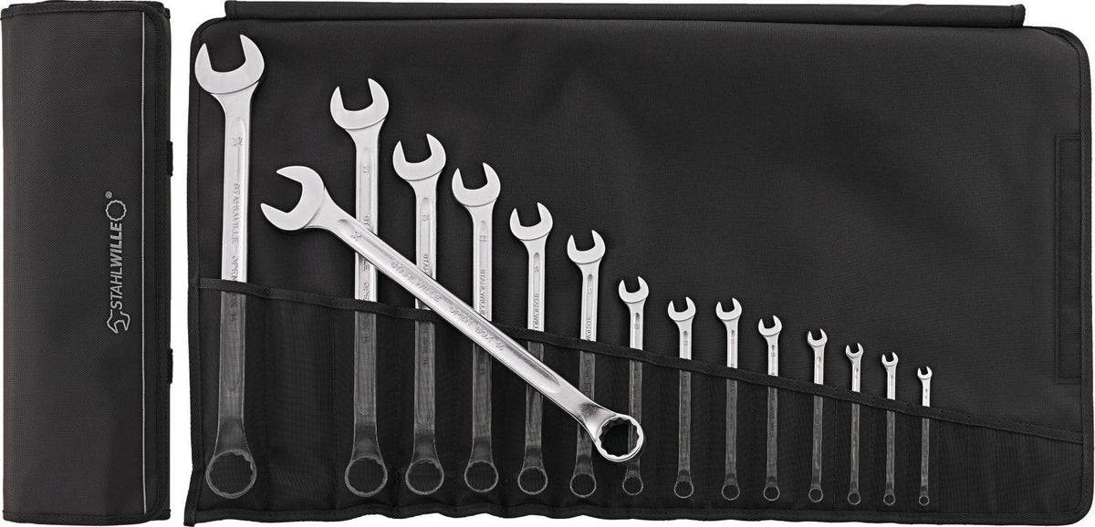 STAHLWILLE Ringmaulschlüsselsatz OPENBOX 14, 15-teilig, SW 6-32 mm, Form B, Chrom-Alloy-Stahl
