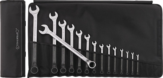 STAHLWILLE Ringmaulschlüsselsatz OPENBOX 14, 15-teilig, SW 6-32 mm, Form B, Chrom-Alloy-Stahl