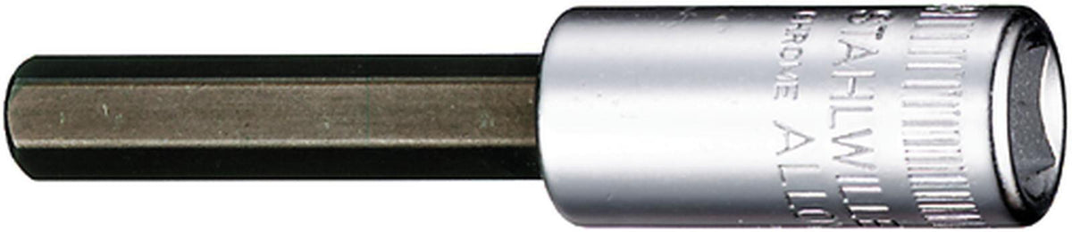 STAHLWILLE Steckschlüsseleinsatz 44 1/4" 6-kant SW 3 mm – Chrom-Alloy-Stahl, DIN 7422