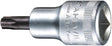 STAHLWILLE Steckschlüsseleinsatz 1/2 Zoll TX T20, 55 mm, Chrom-Alloy-Stahl, verchromt