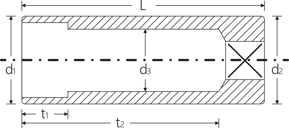 STAHLWILLE Steckschlüsseleinsatz 40 L 1/4 Zoll 6-kant lang SW 5 mm – HPQ®-Hochleistungsstahl, verchromt