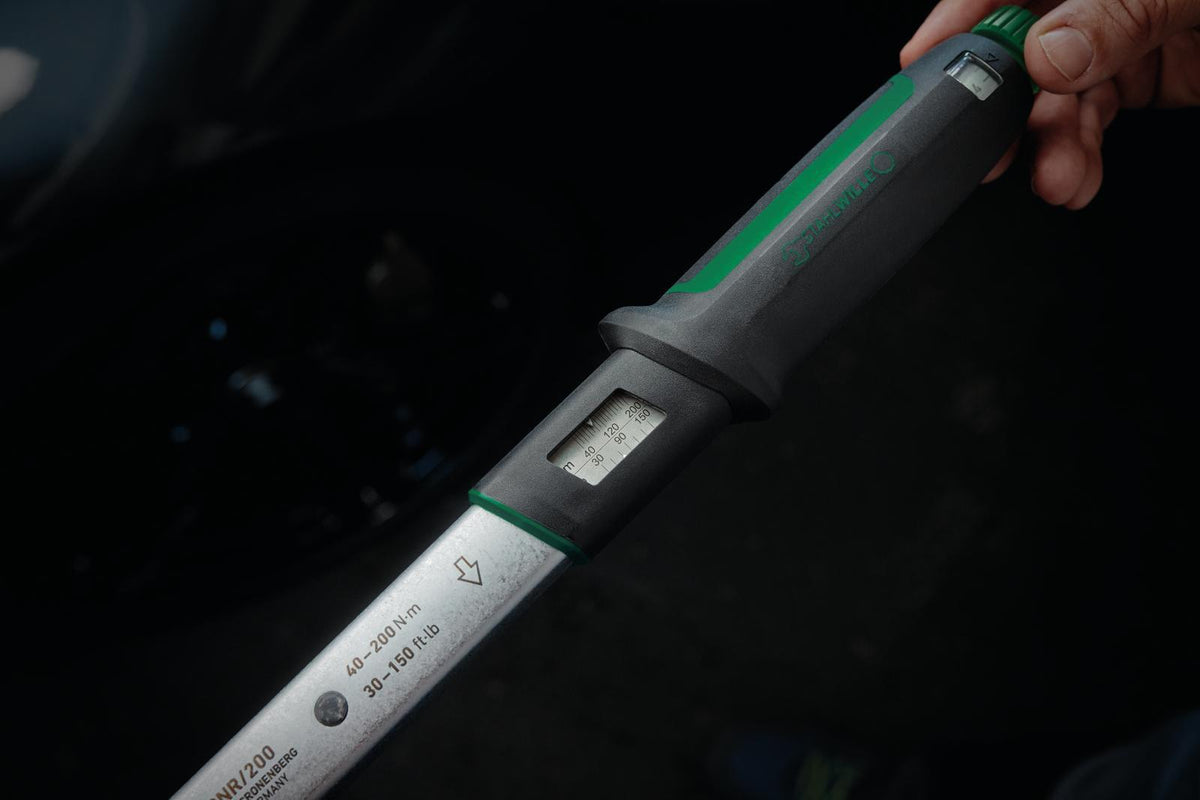 STAHLWILLE Drehmomentschlüssel 750NR/100 3/8 Zoll 20-100 Nm mit Doppel-Stopp-Signal