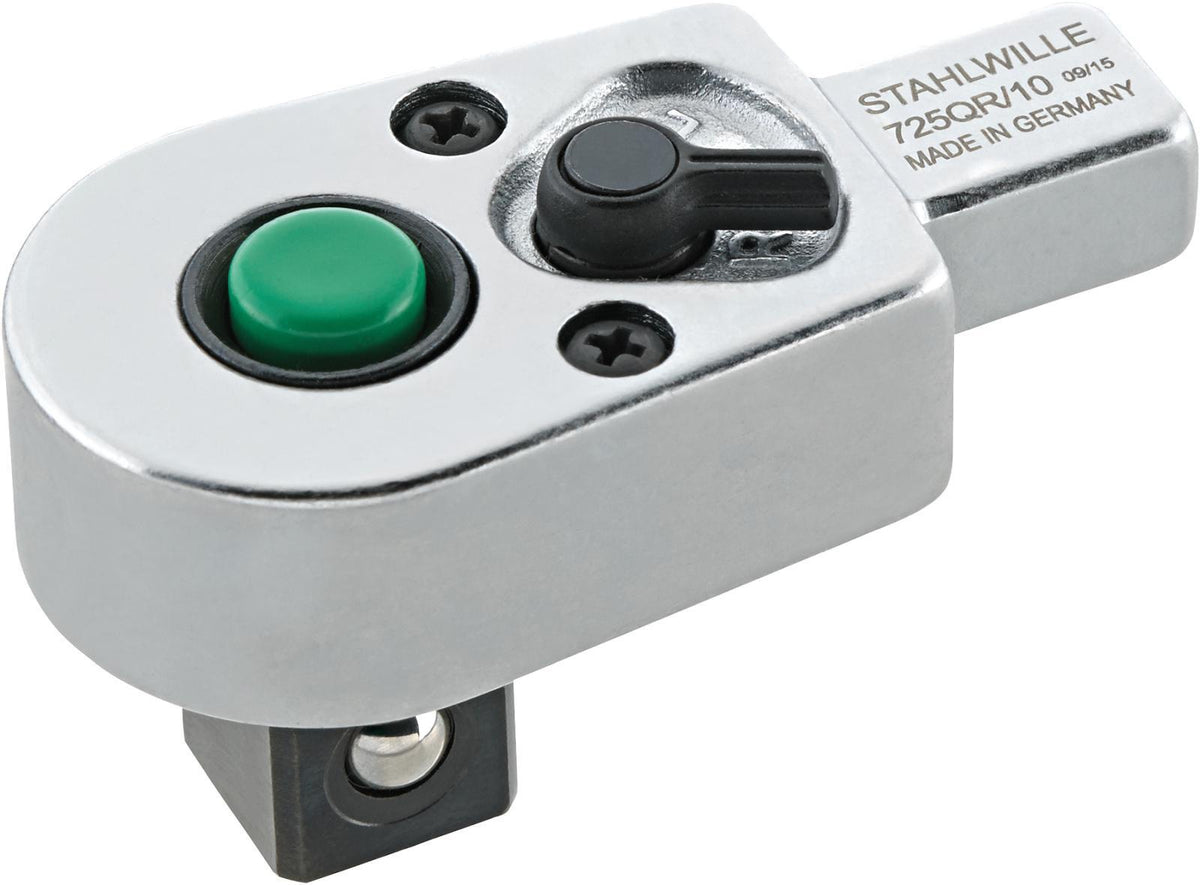 STAHLWILLE Einsteck-Hebelumschaltknarre 725QR/4 1/4 Zoll 9x12mm Chrome-Alloy-Steel