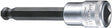 STAHLWILLE Steckschlüsseleinsatz 54 KK 1/2 Zoll Innen-6-kant SW 5 mm Länge 100 mm