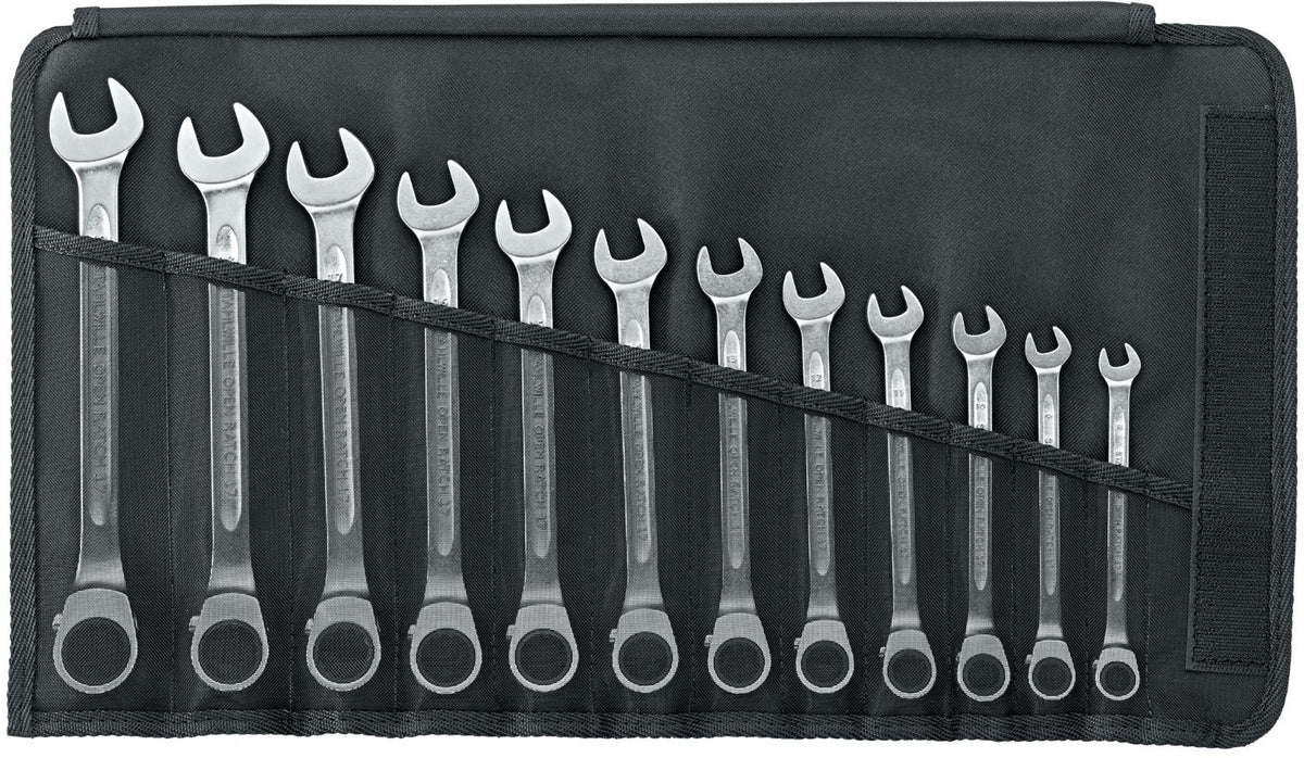 STAHLWILLE Maulringratschenschlüssel-Satz 17/5 5-teilig SW 8-19 mm umschaltbar