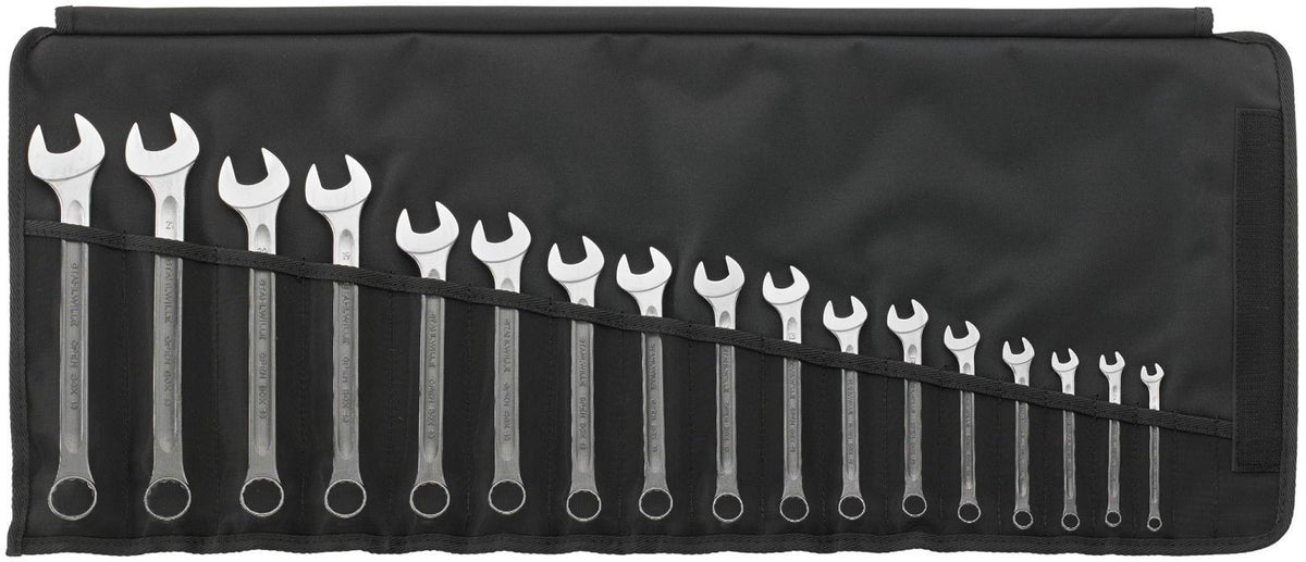 STAHLWILLE Ringmaulschlüsselsatz 6-teilig SW 7-19 mm Form A Chrom-Alloy-Stahl