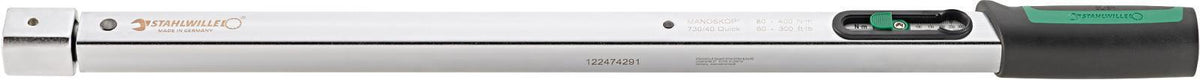 STAHLWILLE Drehmomentschlüssel 730/5 Quick 6-50 Nm 9x12mm mit Zertifikat