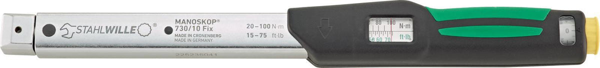 STAHLWILLE Drehmomentschlüssel 730/12 Fix 25-130 Nm 14x18 mm – Präzision für Serienproduktion
