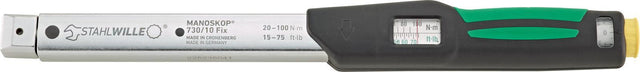 STAHLWILLE Drehmomentschlüssel 730/12 Fix 25-130 Nm 14x18 mm – Präzision für Serienproduktion