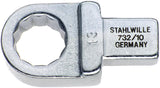 STAHLWILLE Ringeinsteckwerkzeug 732/40 13 SW 13mm 14x18mm Chrom-Alloy-Stahl