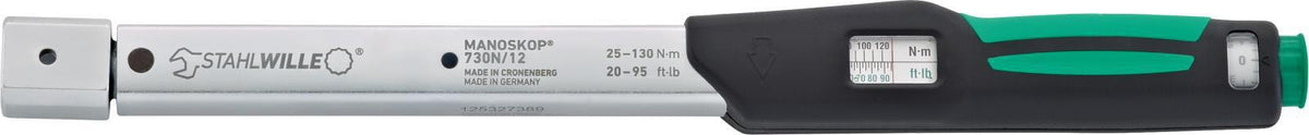 STAHLWILLE Drehmomentschlüssel 730N/2 4-20 Nm 9x12mm mit QuickRelease und Kalibrierzertifikat