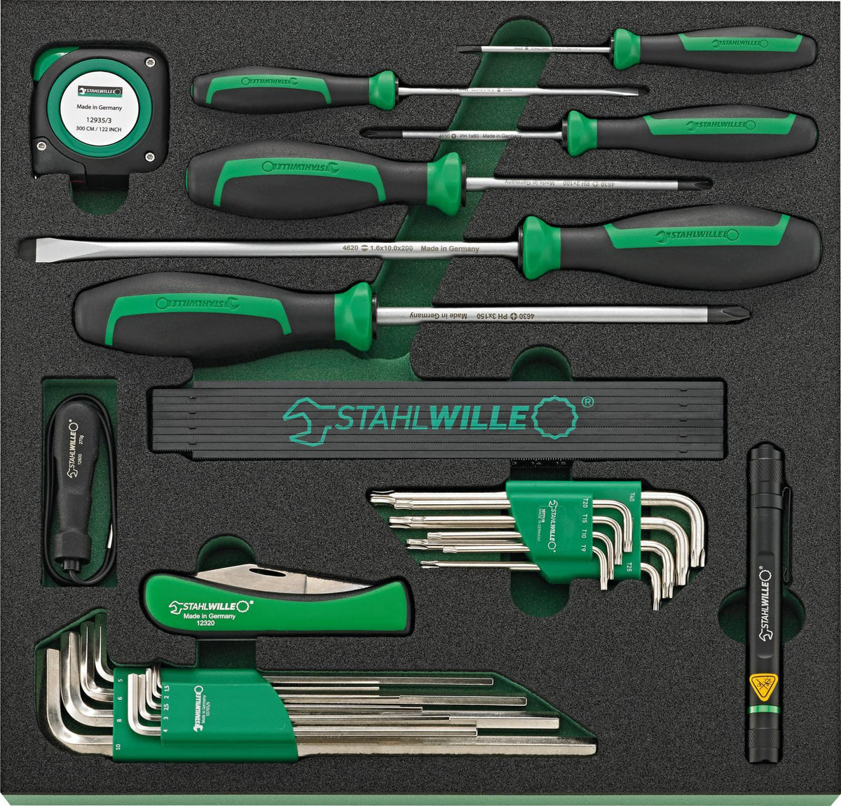 STAHLWILLE Werkstattwagen TTS 93/6 A – 6 Schubladen, 500 kg Tragkraft, Stahlblech anthrazit