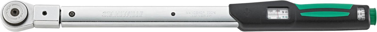 STAHLWILLE Drehmomentschlüssel 730NR/10QR FK 1/2 Zoll 20-100 Nm mit Kalibrierzertifikat
