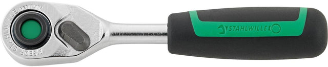 STAHLWILLE Bit-/Hebelumschaltknarre 419 B QR 1/4 Zoll mit Ausdrückfunktion, 80 Zähne, 115 mm