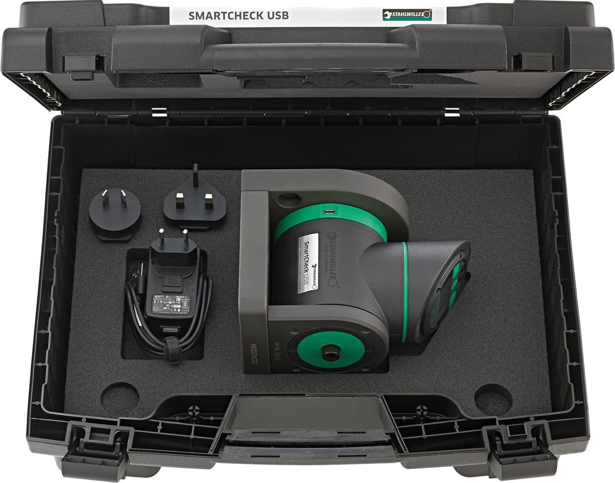 Drehmomentprüfgerät SMARTCHECK USB 1-10 Nm von STAHLWILLE – Prüfgerät für Drehmomentschlüssel