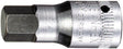 STAHLWILLE Steckschlüsseleinsatz 44 K 1/4 Zoll Innen-6-kant 3 mm Länge 28 mm