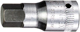 STAHLWILLE Steckschlüsseleinsatz 44 K 1/4 Zoll Innen-6-kant 3 mm Länge 28 mm