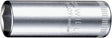 STAHLWILLE Steckschlüsseleinsatz 40 L 1/4 Zoll 6-kant lang SW 5 mm – HPQ®-Hochleistungsstahl, verchromt