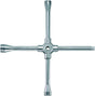 STAHLWILLE Kreuzschlüssel 35 C PKW 17x19x22x12,5 mm – Chrom-Alloy-Stahl, verchromt, 400 mm