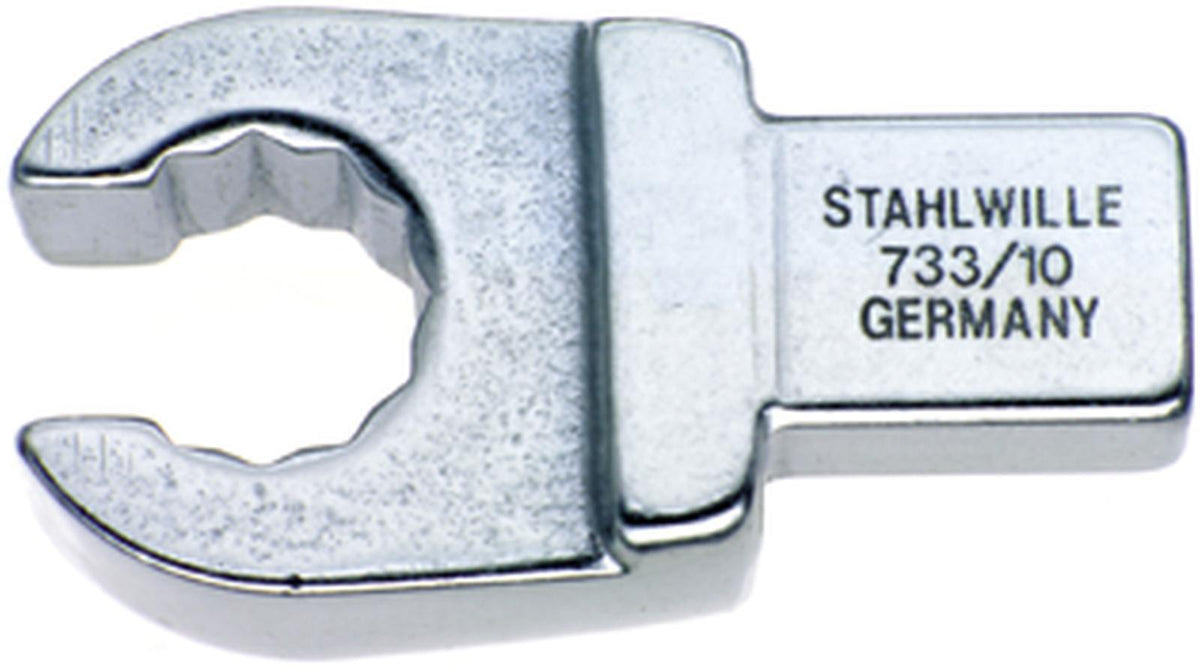 STAHLWILLE Einsteckringschlüssel 733/10 – 10 mm SW, 9x12 mm Aufnahme, Chrom-Alloy-Stahl