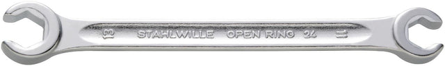 STAHLWILLE Doppelringschlüssel OPEN-RING 24 8x10 mm, 145 mm, 6kant, verchromt