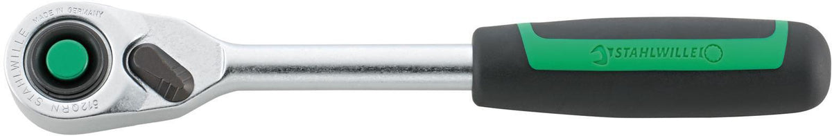 STAHLWILLE Hebelumschaltknarre 512QR N 1/2 Zoll 80 Zähne mit QuickRelease