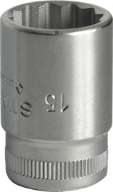 STAHLWILLE Steckschlüsseleinsatz 45 3/8 Zoll 12-kant SW 7 mm – HPQ Hochleistungsstahl
