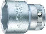 STAHLWILLE Steckschlüsseleinsatz 55 3/4 Zoll 6-kant SW 19 mm Länge 50 mm