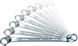STAHLWILLE Doppelringschlüsselsatz 8-teilig SW 6-22 mm tief gekröpft