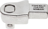 STAHLWILLE Einsteckwerkzeug 734/4 1/4 Zoll 9x12mm Chrom-Alloy-Stahl verchromt
