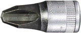 STAHLWILLE Steckschlüsseleinsatz 44 P 1/4 Zoll PH 1 Länge 28 mm