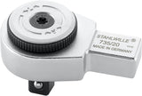 STAHLWILLE Einsteckumschaltknarre 735/5 3/8 Zoll 9x12mm Chrom-Alloy-Stahl