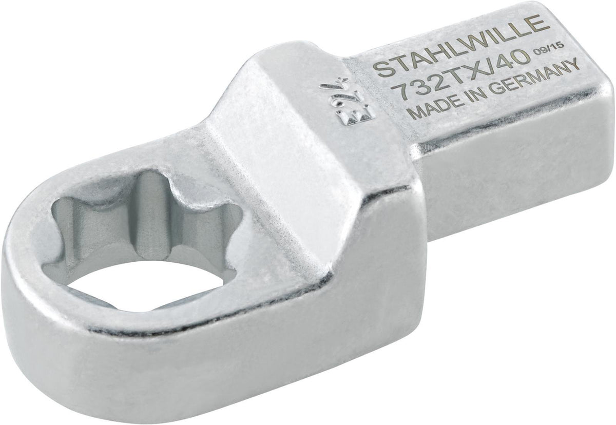 STAHLWILLE Einsteckwerkzeug 732TX/10 E 6 SW E6 9x12mm Chrom-Alloy-Stahl verchromt