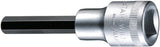 STAHLWILLE Steckschlüsseleinsatz 1054/8 1/2 Zoll 6-kant SW 8 mm – extra lang, Chrom-Alloy-Stahl